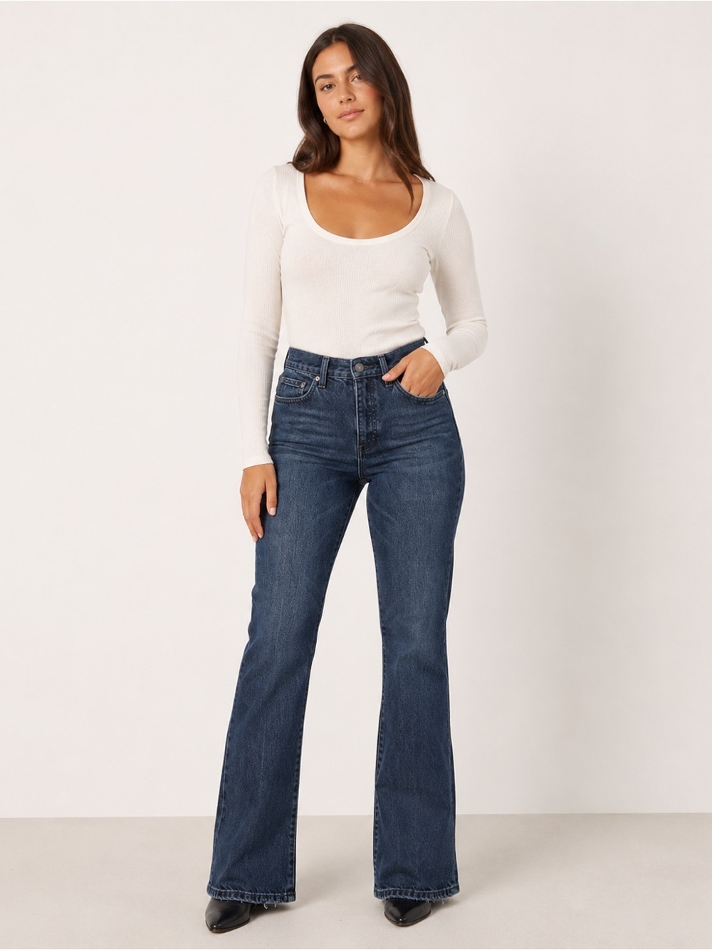 Blue revival black wash jeans 27